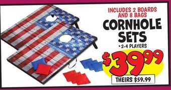 Ollie's Cornhole sets offer