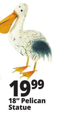 Ocean State Job Lot 18 pelican garden statue offer