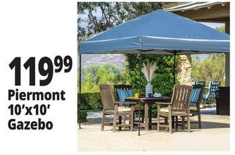 Ocean State Job Lot Piermont 10'x10' one touch instant gazebo offer