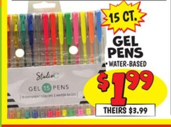 Ollie's Gel pens offer
