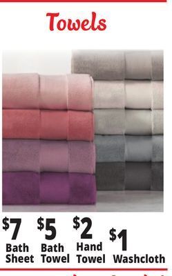 Ocean State Job Lot Towels offer