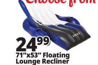 Ocean State Job Lot Intex floating recliner pool lounge offer