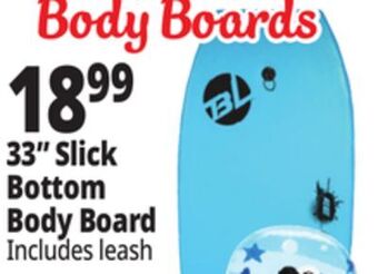 Ocean State Job Lot Big lizard 33 pro series hard slick bodyboard offer