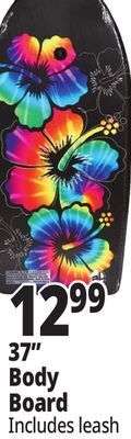 Ocean State Job Lot Big lizard 37 bodyboard offer