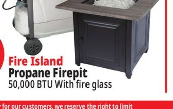 Ocean State Job Lot Fire island propane firepit offer