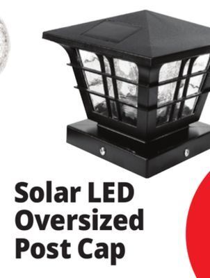 Ocean State Job Lot Solar led oversized post cap offer