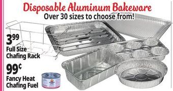 Ocean State Job Lot Disposable aluminum pans offer