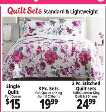 Ocean State Job Lot Quilt sets offer