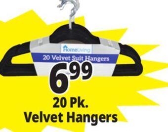 Ocean State Job Lot Homeliving velvet suit hangers, 20 count offer