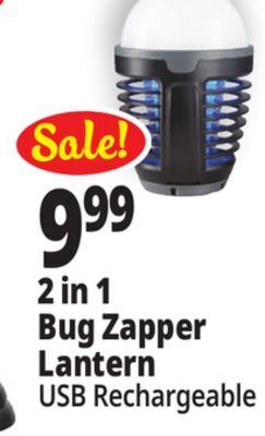 Ocean State Job Lot 2 in 1 bug zapper lantern offer