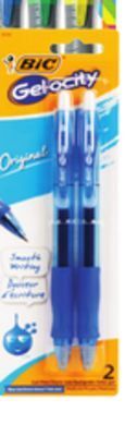 Ocean State Job Lot Bic gel-ocity blue ink gel pens, 2-count offer