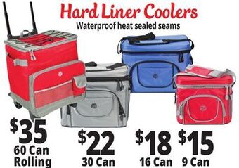 Ocean State Job Lot North peak hard lined cooler, 16-can offer