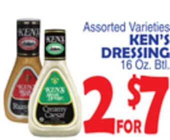 Bravo Supermarkets Ken's dressing offer