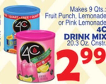 Bravo Supermarkets 4c drink mix offer