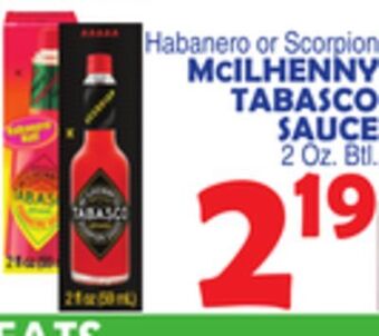 Bravo Supermarkets Mcilhenny tabasco sauce offer