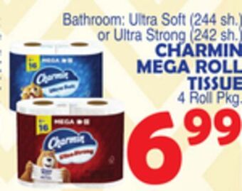 Bravo Supermarkets Charmin mega roll tissue offer