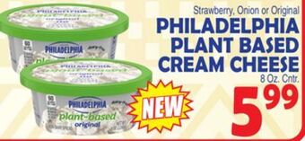 Bravo Supermarkets Philadelphia plant based cream cheese offer