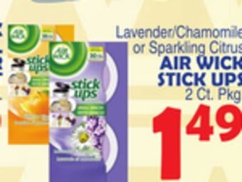Bravo Supermarkets Air wick stick ups offer