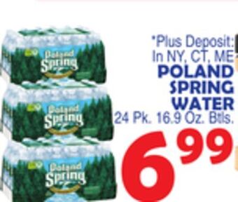 Bravo Supermarkets Poland spring water offer