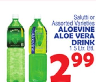 Bravo Supermarkets Aloevine aloe vera drink offer