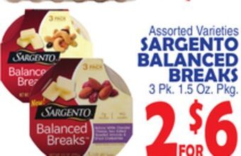 Bravo Supermarkets Sargento balanced breaks offer