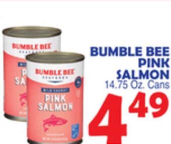 Bravo Supermarkets Bumble bee pink salmon offer