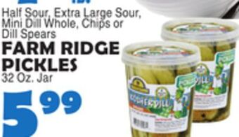 Bravo Supermarkets Farm ridge pickles offer
