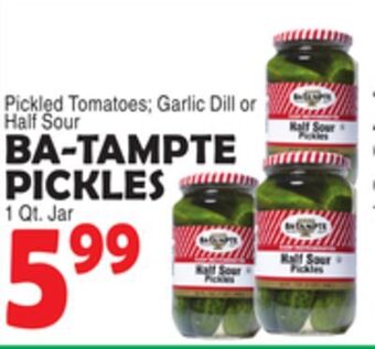 Bravo Supermarkets Ba-tampte pickles offer