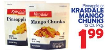 Bravo Supermarkets Krasdale mango chunks offer