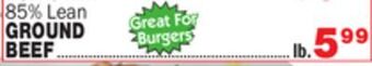 Bravo Supermarkets Ground beef offer