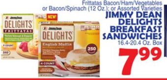 Bravo Supermarkets Jimmy dean delights breakfast sandwiches offer