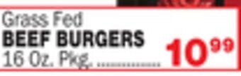 Bravo Supermarkets Beef burgers offer