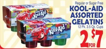 Bravo Supermarkets Kool-aid assorted gelatins offer