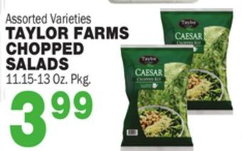 Bravo Supermarkets Taylor farms chopped salads offer