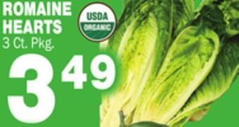 Bravo Supermarkets Romaine hearts offer