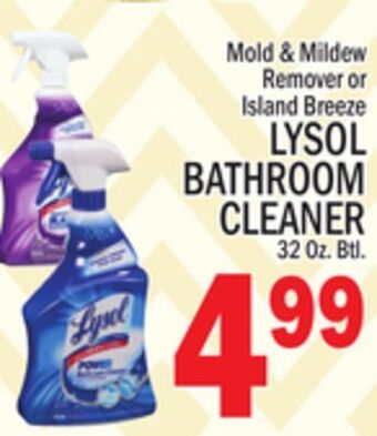 C Town Lysol bathroom cleaner offer