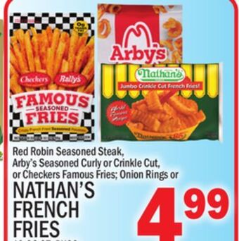 C Town Nathan's french fries offer