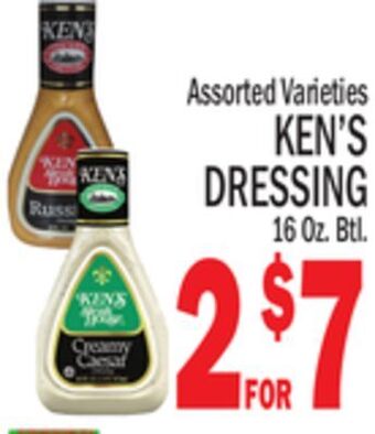 C Town Ken's dressing offer