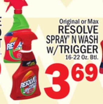 C Town Resolve spray'n wash w/trigger offer