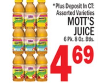 C Town Mott's juice offer