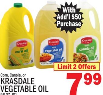 C Town Krasdale vegetable oil offer