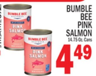 C Town Bumble bee pink salmon offer