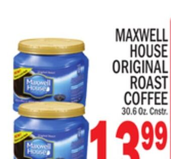 C Town Maxwell house original roast coffee offer