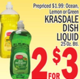 C Town Krasdale dish liquid offer