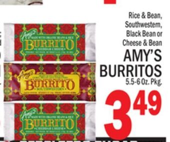 C Town Amy's burritos offer