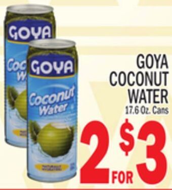 C Town Goya coconut water offer