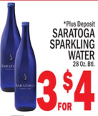 C Town Saratoga sparkling water offer