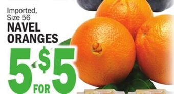 C Town Navel oranges offer