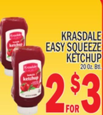 C Town Krasdale easy squeeze ketchup offer