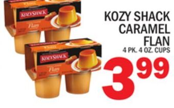 C Town Kozy shack caramel flan offer
